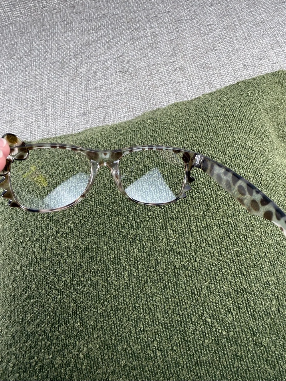 Transparent Tortoiseshell Cat-Eye Glasses - Clear Brown 90’s Y2K kitty